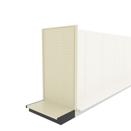 Lozier Shelving End Cap Display Unit, Platinum 36W 72H 16D P376U-EC